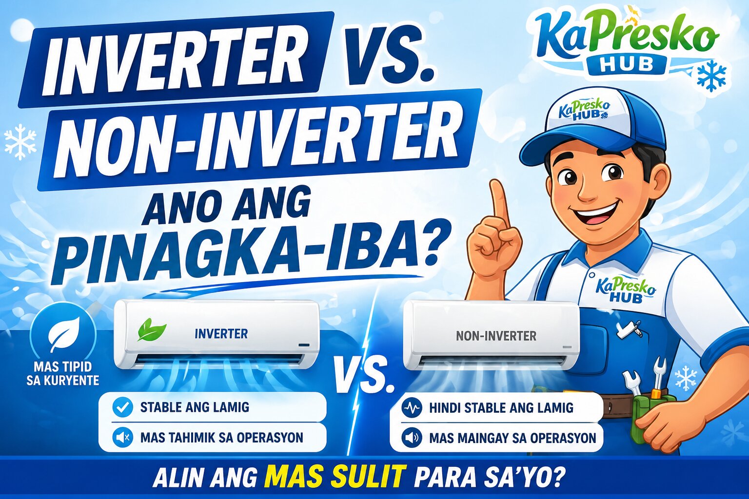 Inverter vs Non-inverter aircon