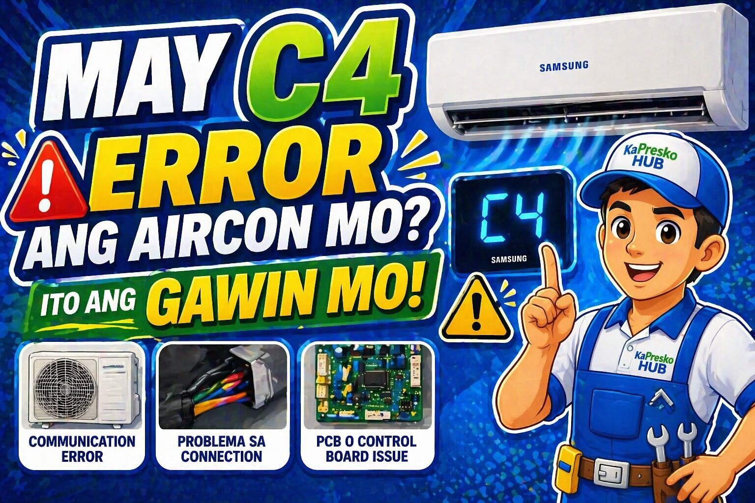 c4 error samsung aircon