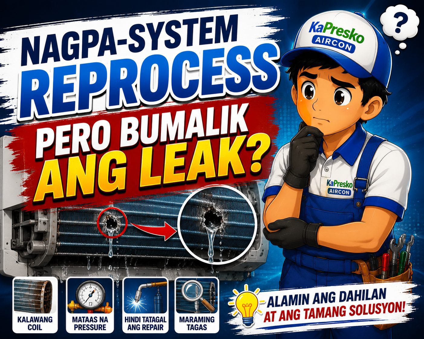 system reprocess sa aircon
