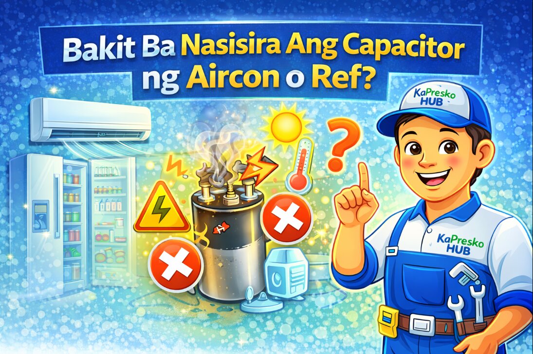 Bakit Ba Nasisira Ang Capacitor Ng Aircon O Ref?