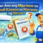 hindi kasama sa warranty ng aircon