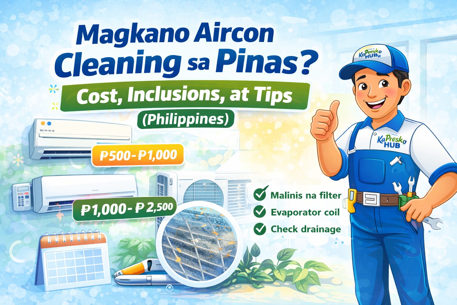 Magkano Aircon Cleaning sa Pinas Cost, Inclusions, at Tips (Philippines)