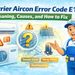 carrier aircon error code e1
