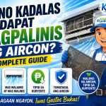 gaano kadalas magpalinis ng aircon