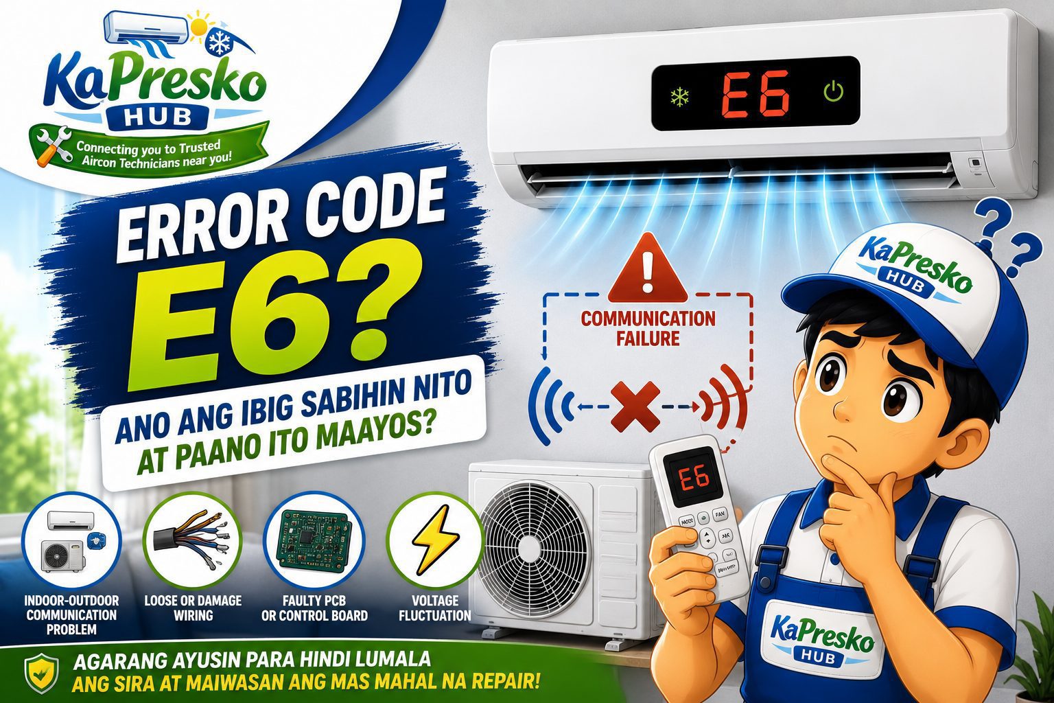 Aircon Error Code E6