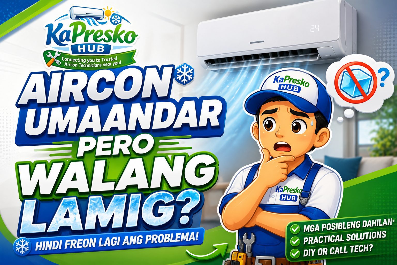 Aircon Umaandar Pero Walang Lamig?