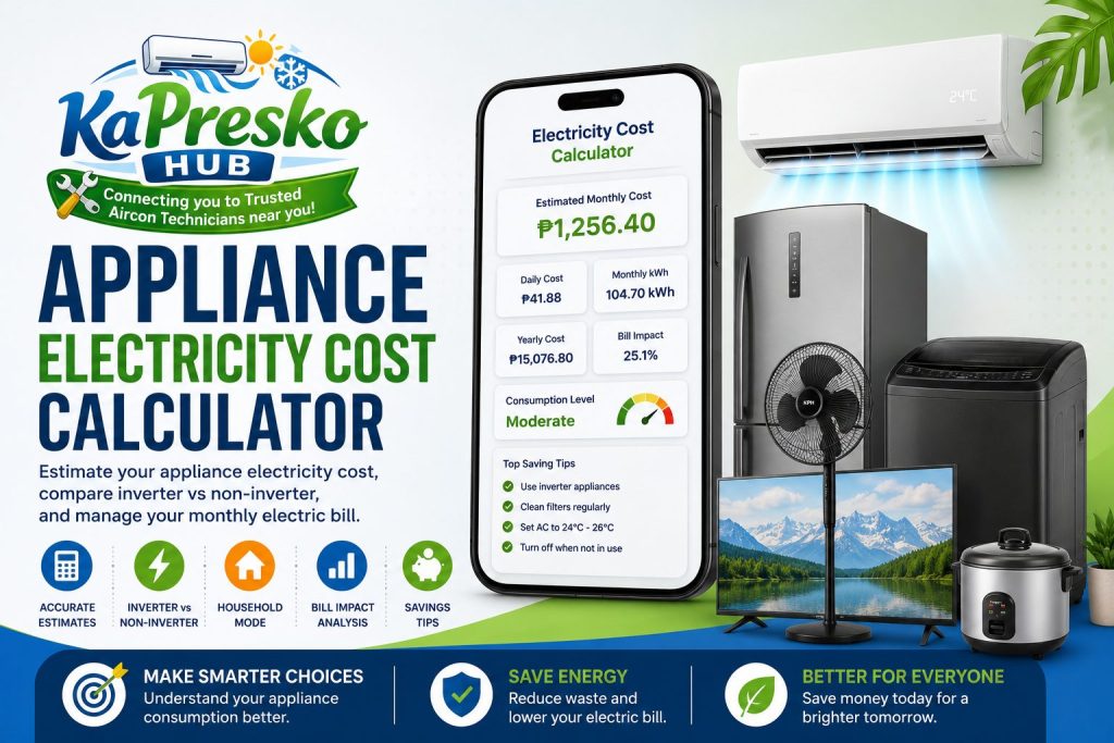appliances electricity cost calculator