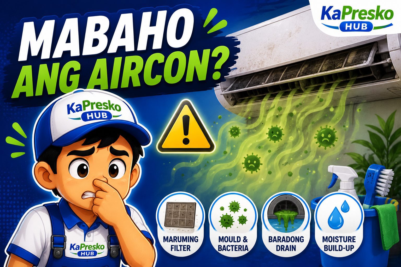 mabahong aircon