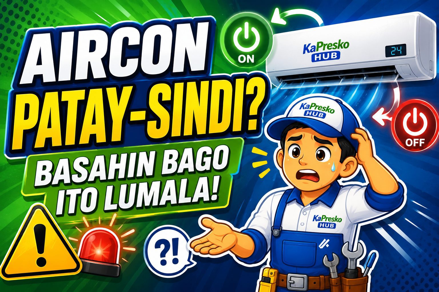 patay sindi na aircon
