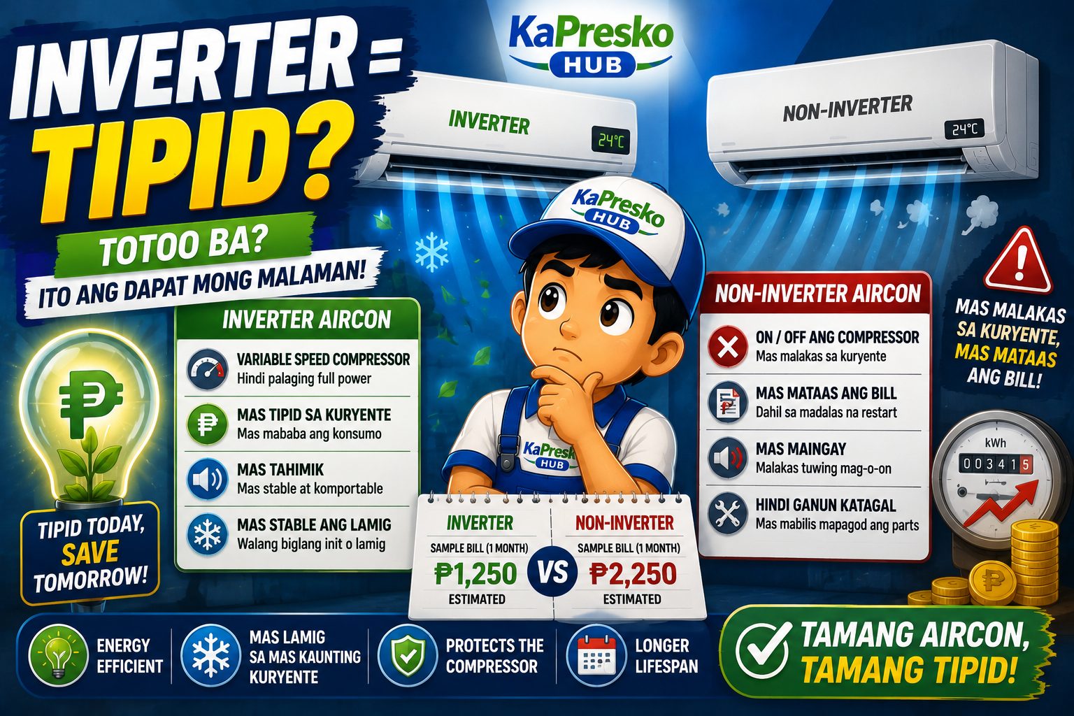 Mas Tipid Ba ang Inverter Aircon