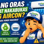 ilang oras dapat nakabukas aircon
